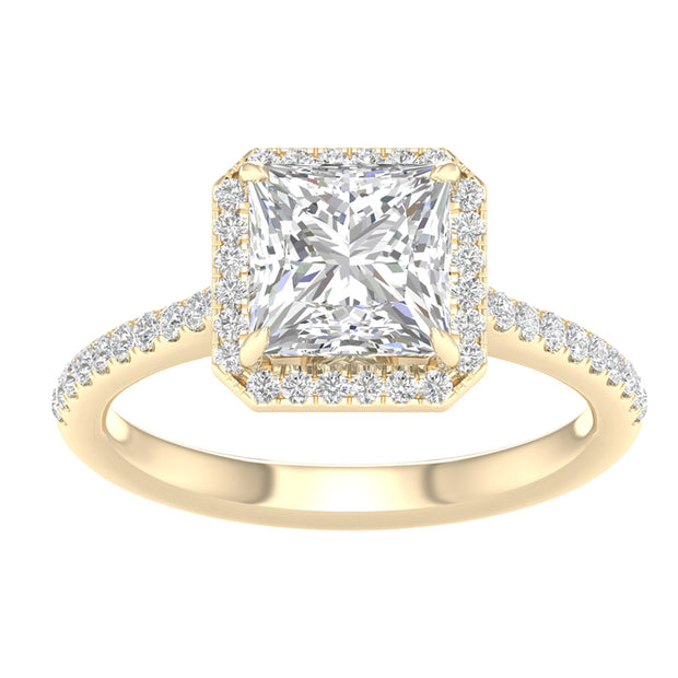 14K 2.25ct Lab Grown Engagement Ring