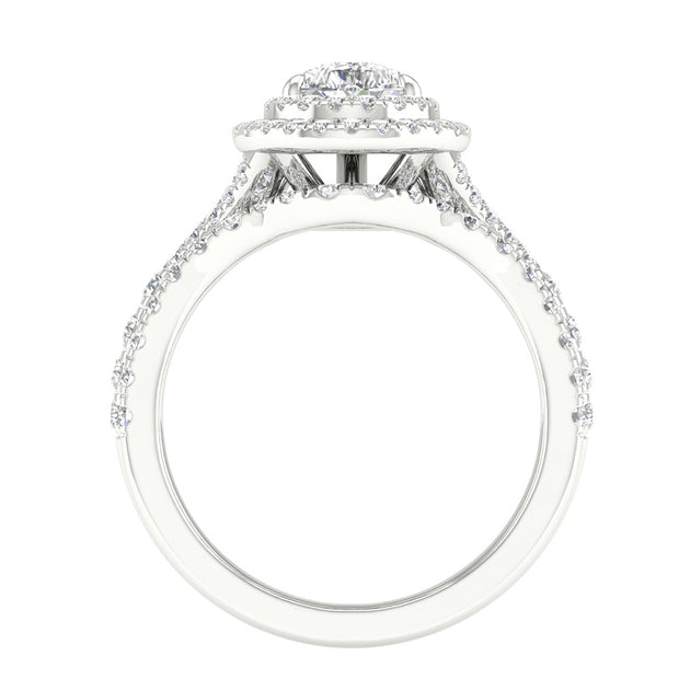 14K 1.75CT Certified Lab Grown Engagement Ring