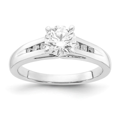 14kw Certified VS/SI DEF  Plus Lab Grown Complete Engagement Ring