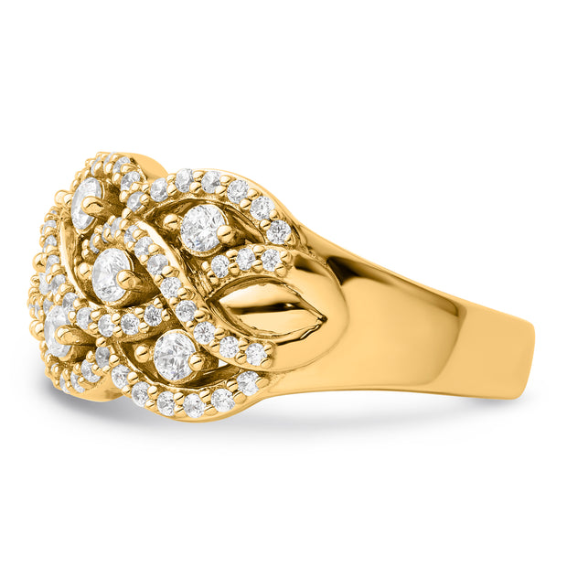 10ky Lab Grown Diamond VS/SI FGH Fashion Ring