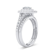 14K 1.00CT Diamond Bridal Ring