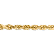 14K 10mm  D/C Rope with Fancy Lobster Clasp Chain