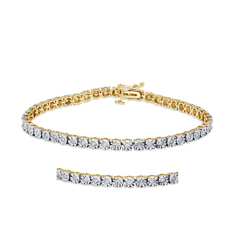 10K 0.96-1.10CT D-BRACELET