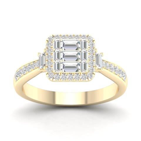 14K 0.50CT D-LADIES RINGS