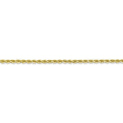 10k 2mm Diamond-cut Rope Chain