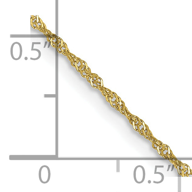 10k 1.1mm Singapore Chain