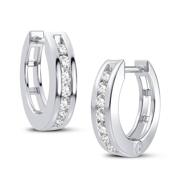 14K 0.15CT Diamond Earring