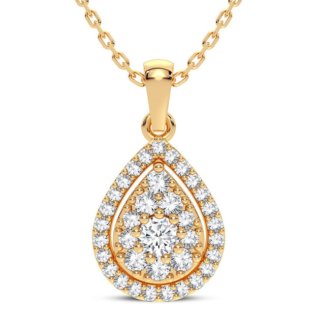 14K 0.30CT DIAMOND PENDANT