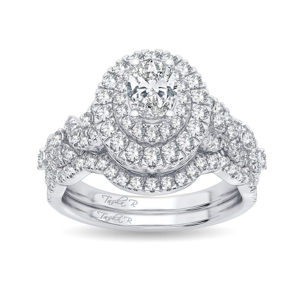 14K 1.00CT Diamond Bridal Ring