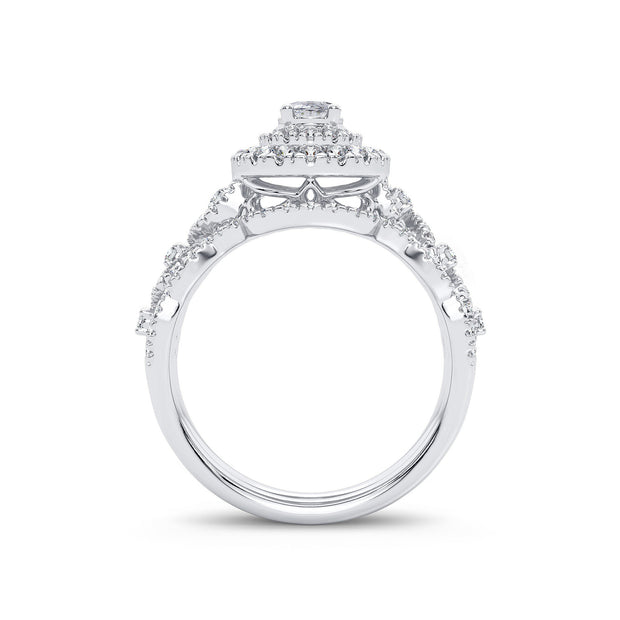 14K 1.00CT Diamond Bridal Ring