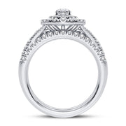 14K 1.00CT Diamond Bridal Ring