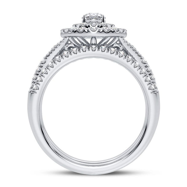 14K 1.00CT Diamond Bridal Ring