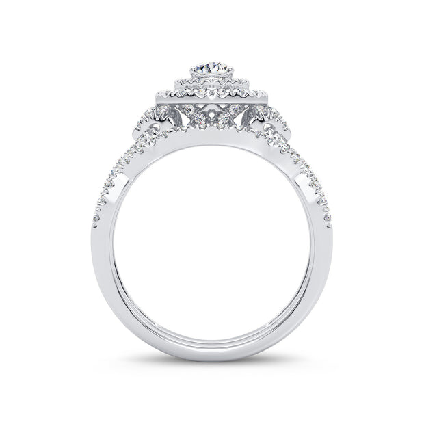 14K 1.00CT Diamond Bridal Ring