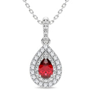 14K 0.10CT Diamond Pendant