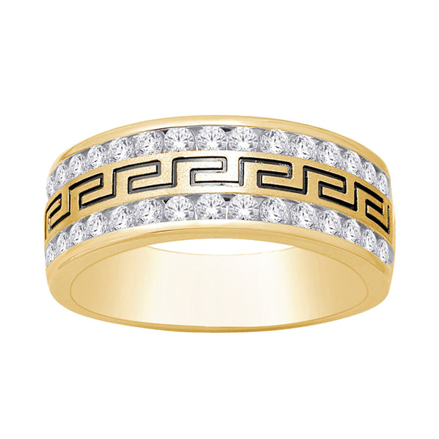 14K 0.98-1.02CT D-MENS BANDS RING