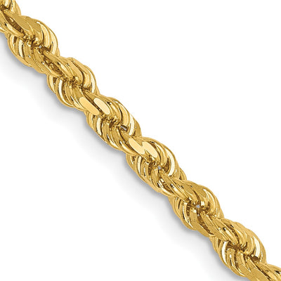 Leslie's 14K 2.75mm Diamond-Cut Rope Chain