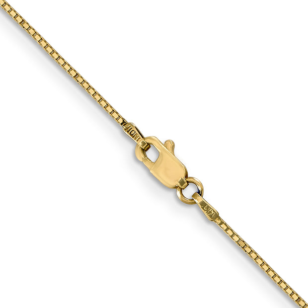 14k .9mm Box with Lobster Clasp Chain