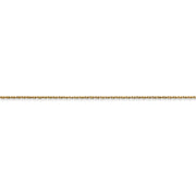 14k .8mm D/C Cable with Lobster Clasp Chain